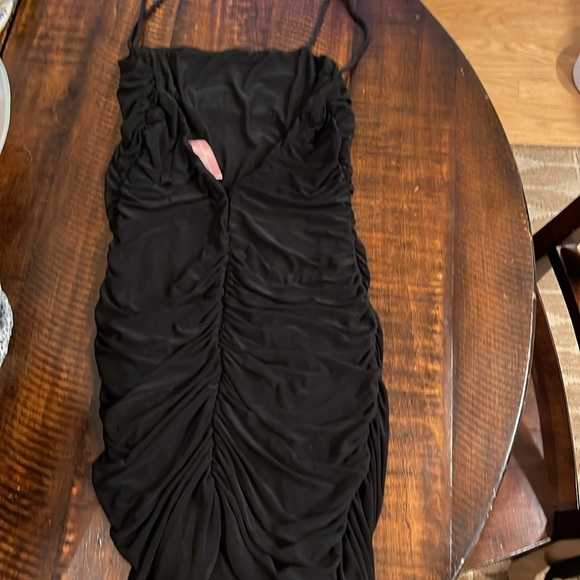 Lux LA touched black slip dress, size small - Picture 2 of 2